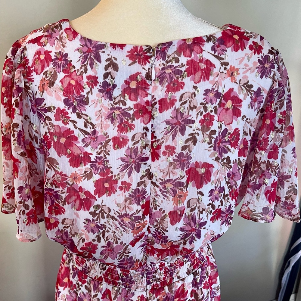MSK Plus Size Floral-Print
Short-Sleeve Maxi Dress in 1X - Picture 7 of 11